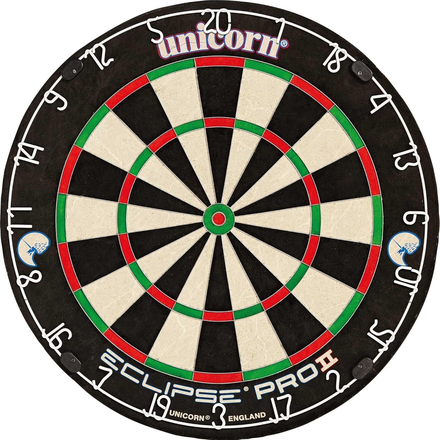 Dartboard | Striker/Eclipse Pro/Pro 2 | Ultra-Visible Number Ring & Spider | Championship Quality Sisal Bristle | Staple-Free Construction